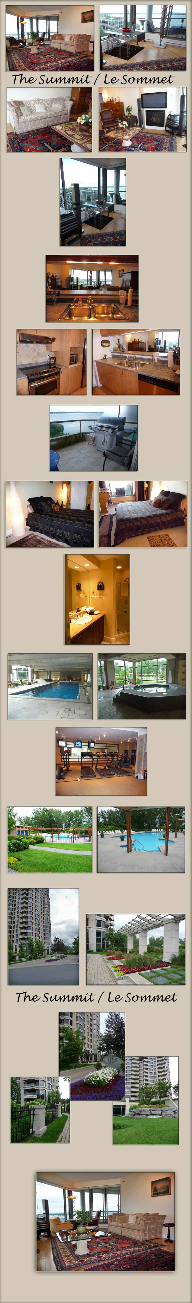 luxury apartment hotel Montreal - luxury Nun's Island executive apartment hotel rental - large photos