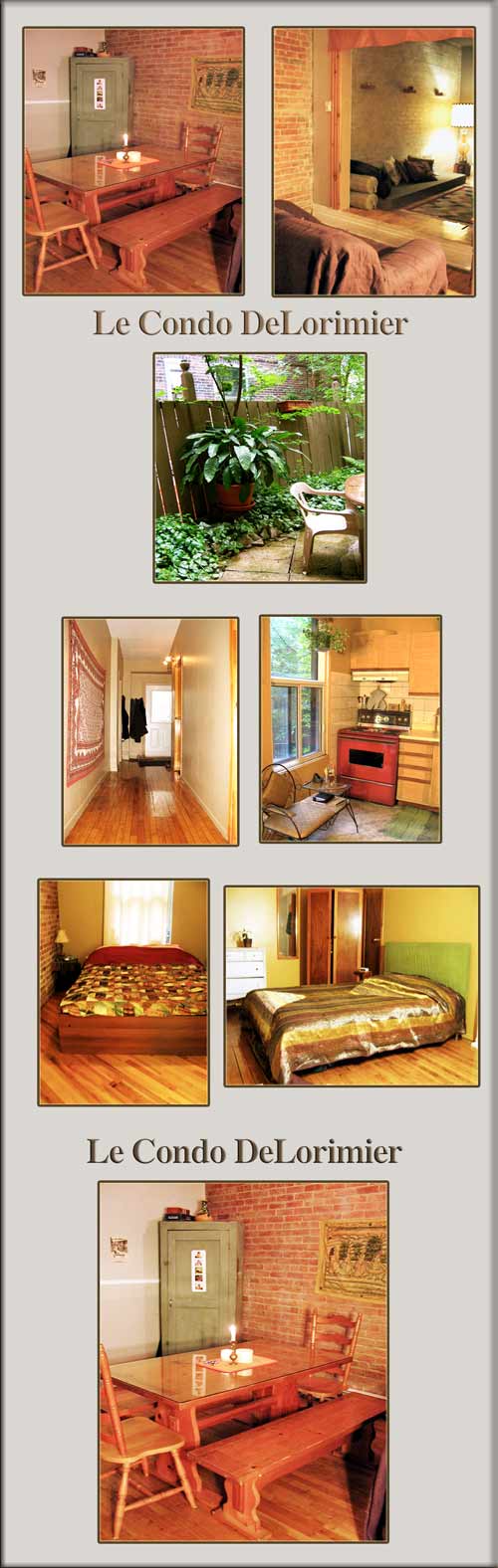 furnished Montreal rental - Description page