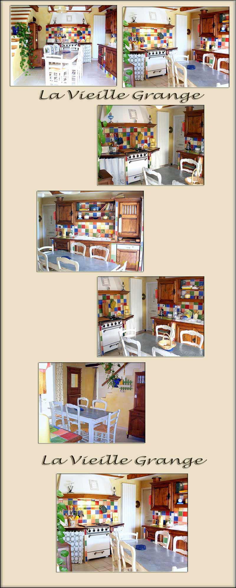 holidays France self catering villa with pool - kitchen
