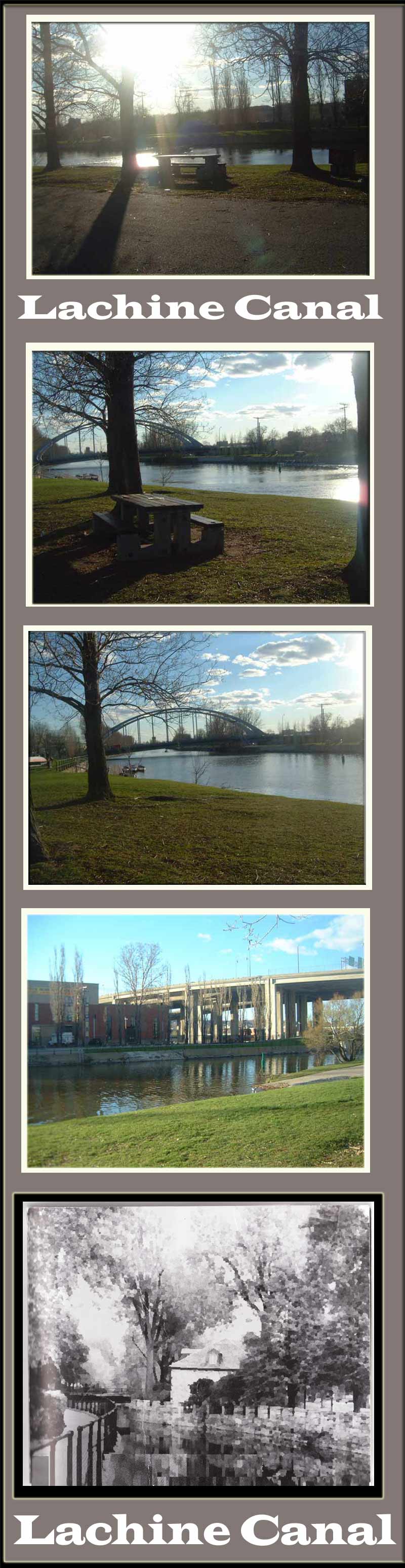 Montreal Lachine Canal, beauty and history and nature - for a Montreal Lachine Vacation