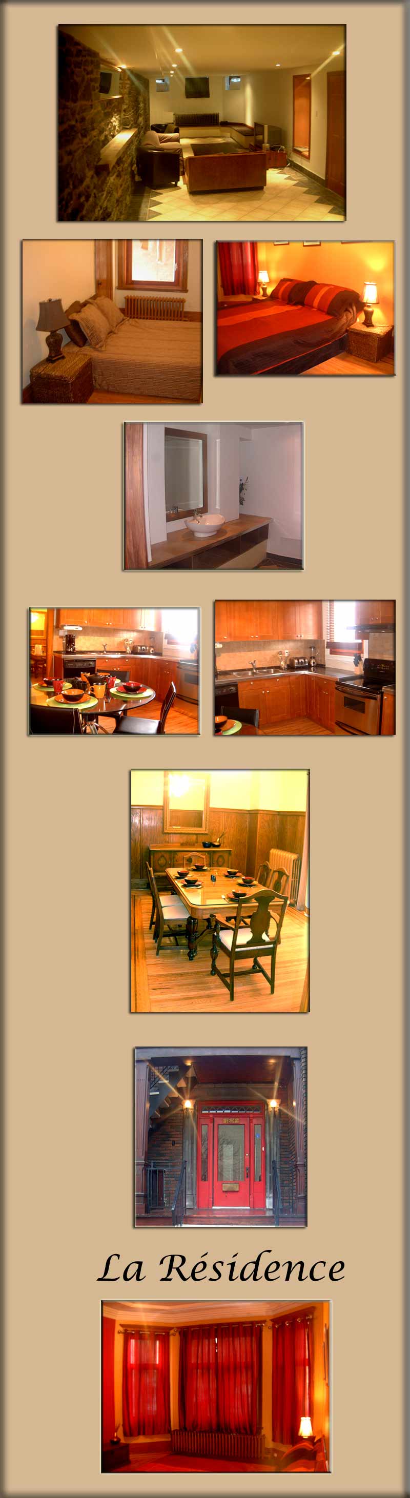large group Montreal vacation homes - large photos