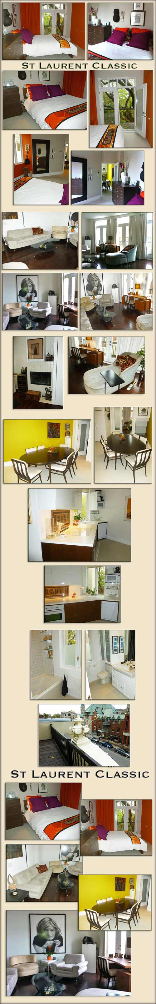 luxury apartments Montreal - Plateau Mont Royal short term condo rental