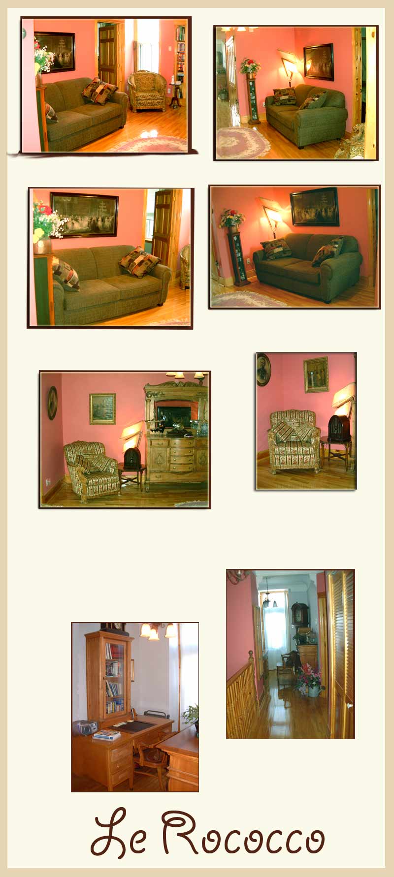 Montreal Vacation Rental. Short Term Rentals in Montreal. 2 Bedroom Condo Apartment - living room photos.