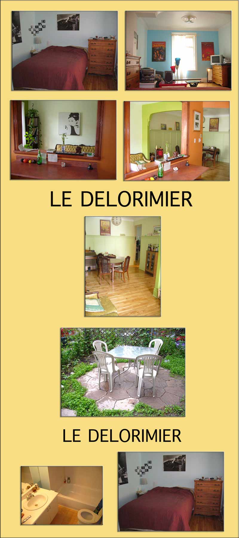 Montreal vacationrental plus furnished all equipped short term accommodation condo, 1 brm, deck - trendy Plateau area