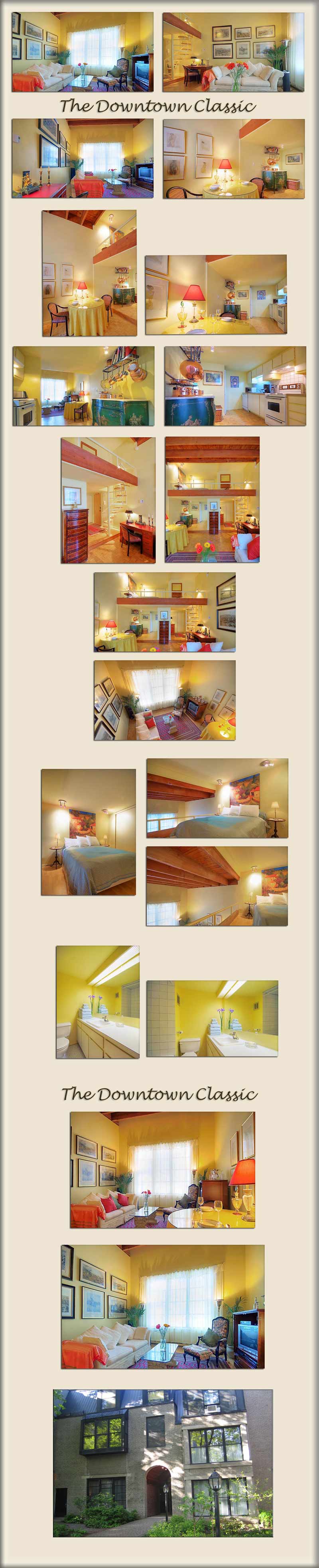 executive rentals Montreal, furnished short term corporate rental Montreal, downtown loft condo Montreal - large photos
