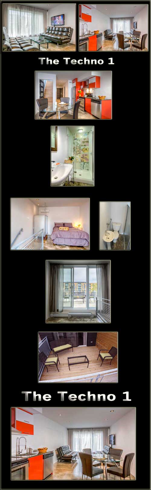 Montreal furnished short term apartment, pool