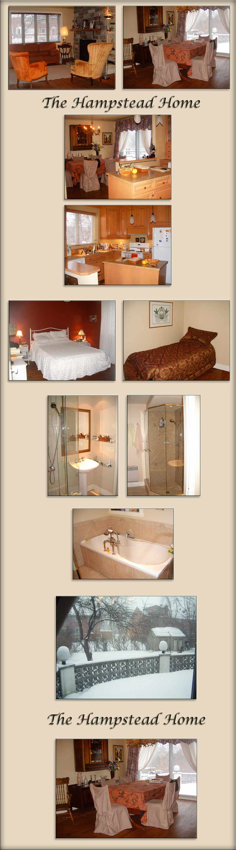Montreal vacation homes, Hampstead Montreal house rentals