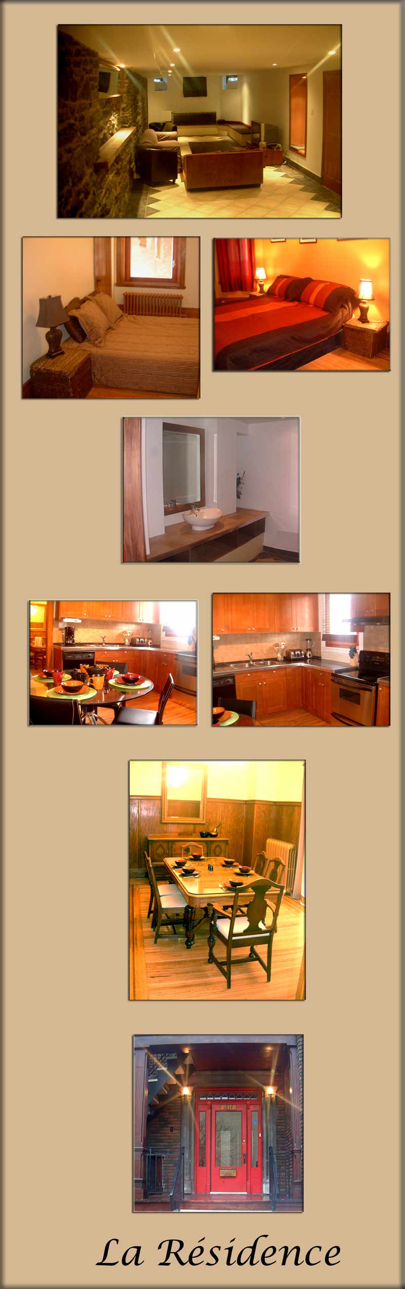 large photos - Montreal vacation rental plus short term furnished executove accommodation. 5 bedrooms. 3 bathrooms.