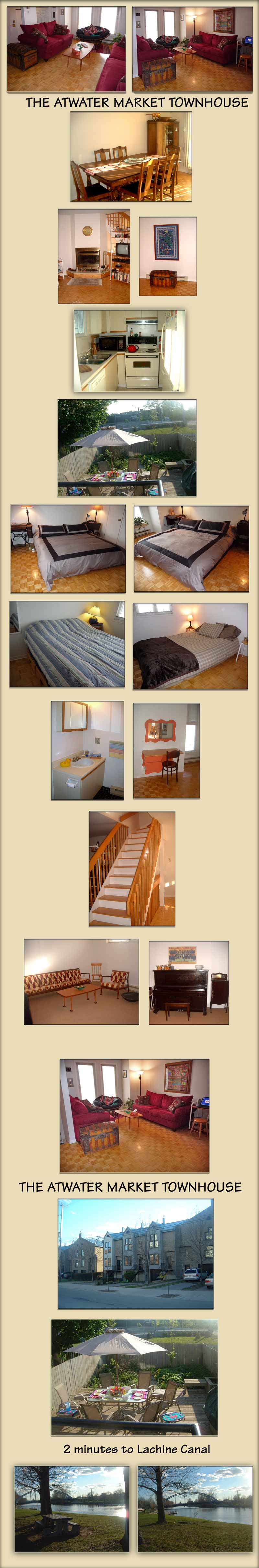 vacation rentals Montreal, Montreal short term rental townhouse - large photos