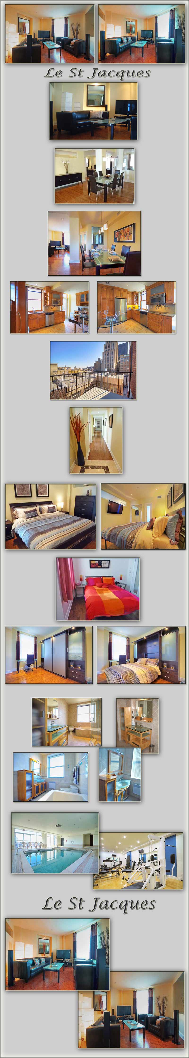 Superb Old Montreal luxury rental aoartment with pool