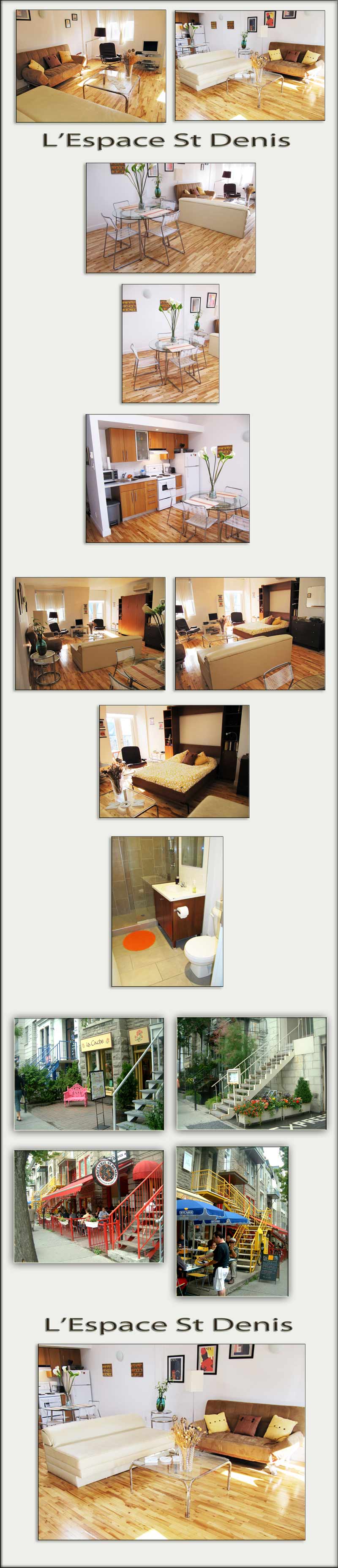 short term rentals Montreal - Plateau vacation loft condo