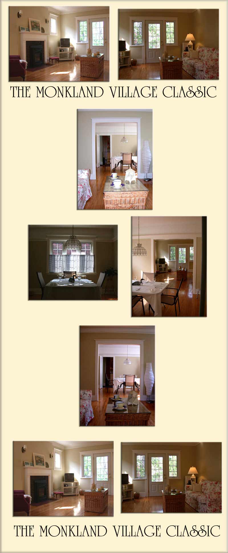 Montreal vacation rental plus executive accommodation - living room, dining room