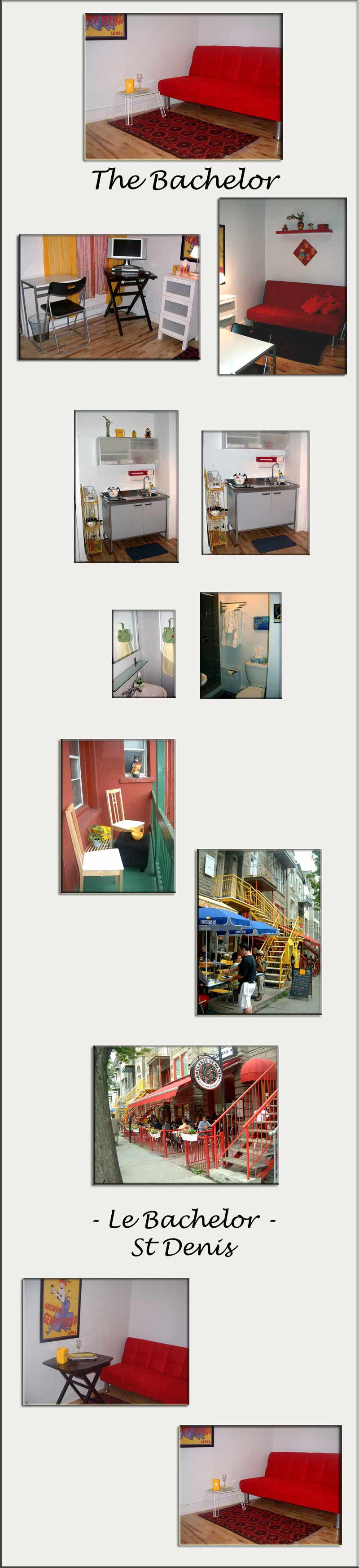 Montreal vacation rentals plus Montreal vacation homes - Plateau studio apartment - large photos