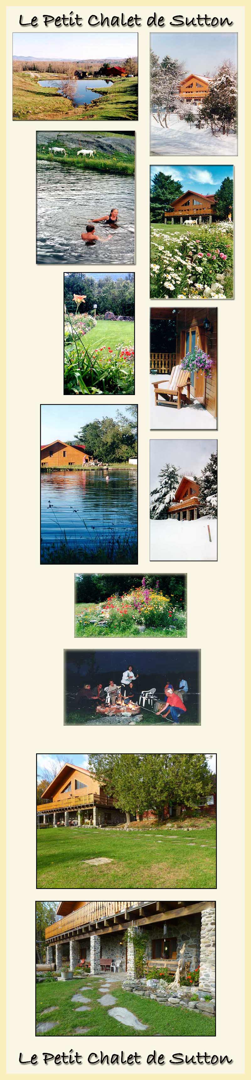 Sutton cottage, Mont Sutton Quebec - small lake, hobby farm