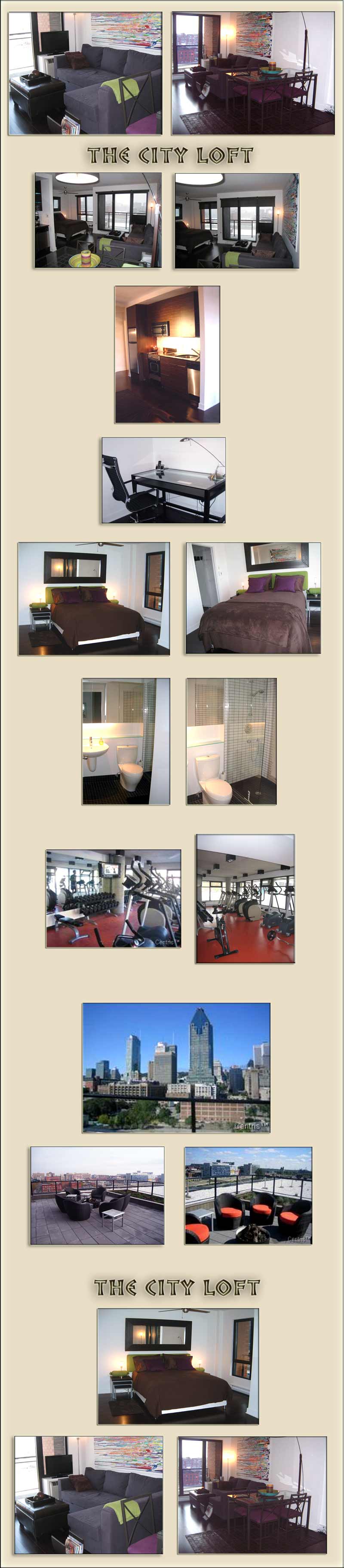 Luxury Vacation Rental Downtown Montreal. View, Pool, Gym.