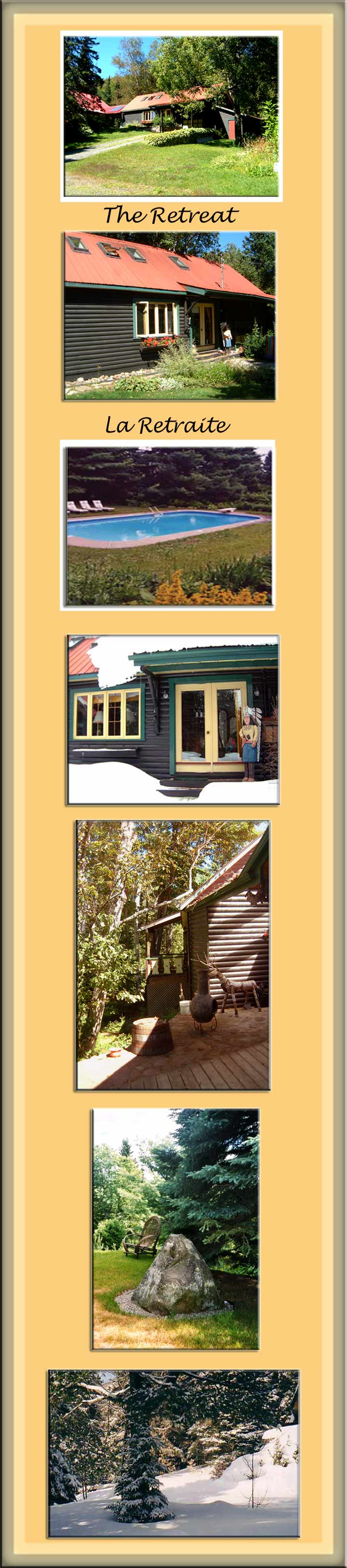 Chalet a louer Laurentides - piscine chauffee. Morin Heights, St Sauveur, ski.